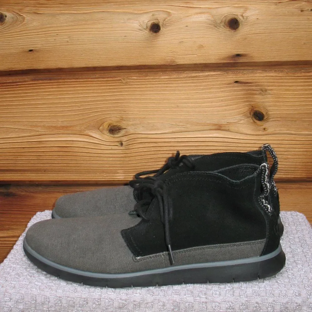 UGG Freamon Chukka Canvas Suede Boots Mens